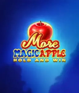 Step into the enchanting world of More Magic Apple Hold and Win Slot by 3 Oaks Gaming, featuring a glistening red apple on a rich blue background. This graphic portrays the enchanting theme with a touch of mystery. Ideal for lovers of magical themes, the vibrant colors and appealing design draw players into the game's magical world. 